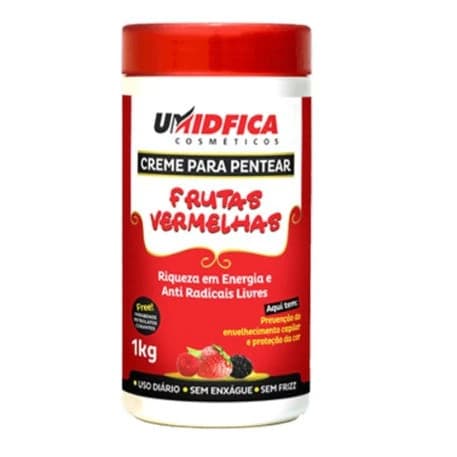 CREME PARA PENTEAR FRUTAS VERMELHAS UMIDIFICA -1KG