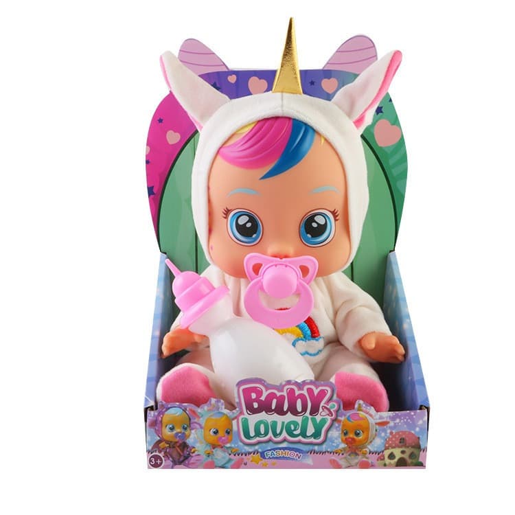 Boneca Cry Babies De 18 Cm Lágrimas Bebês Articulações Móveis