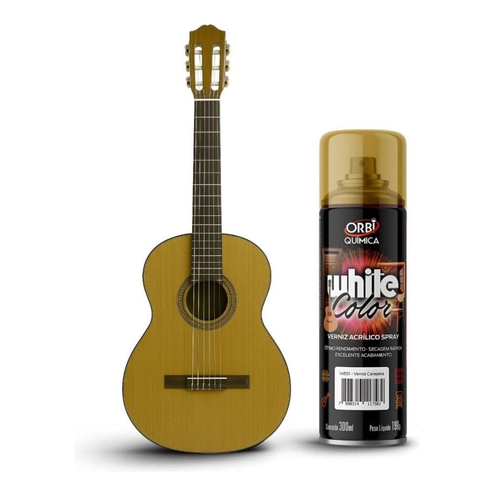 Orbi Verniz Acrílico Spray 300ml – Proteção Duradoura em Madeira e Artesanato