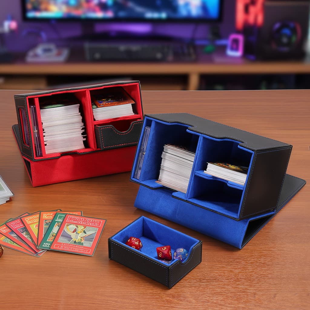 Deck Box Premium para TCG – Magic, Pokémon, Yu-Gi-Oh - Estojo para 160 Cartas
