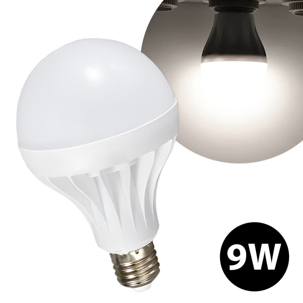 Lâmpada LED Bivolt E27 Branco Neutro 9W para Decoração
