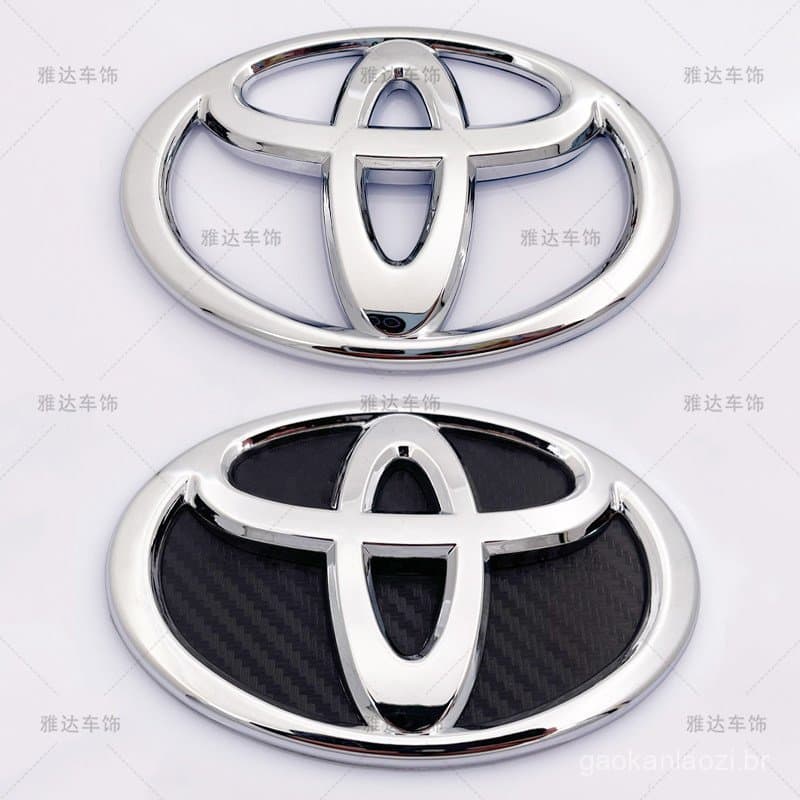 Adequado para emblemas dianteiros e traseiros de carros Toyota, Camry, Crown, Reiz, Corolla, Vios, adesivos de logotipo