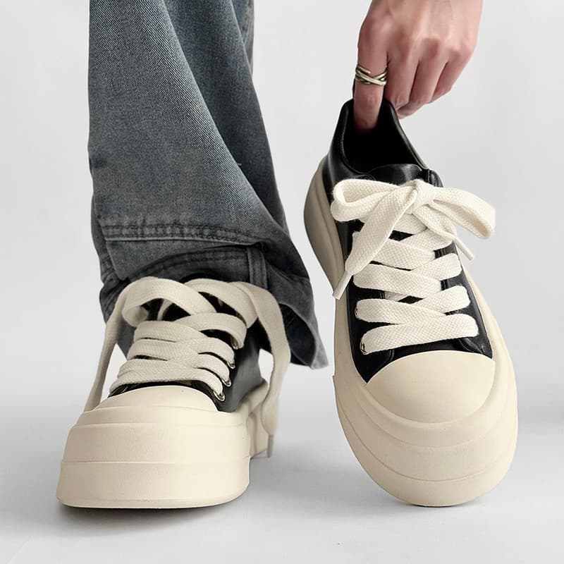 Sapatos masculinos de verão esportes sapatos casuais High-End nicho All-Match sapatos na moda Retro de sola grossa aumen