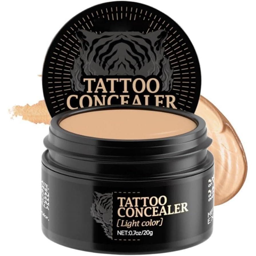 Corretivo Corporal de Cobertura Total 20g, Cosmético à Prova d'Água, Adequado para Tatuagens, Pintura de Carro, Hematoma