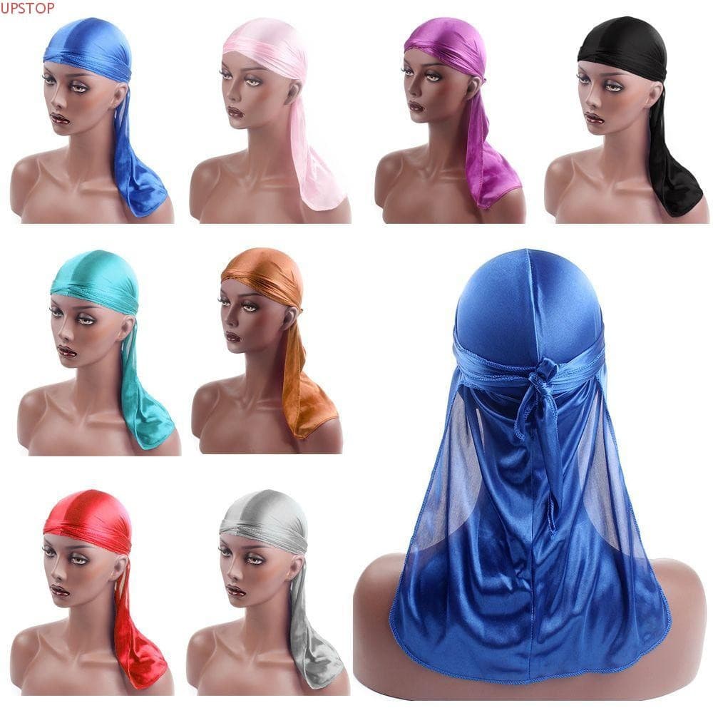 UPSTOP Silk Durag Elástico Moda Quimio Cap Câncer Lenço De Cabeça Pré-Amarrado Chapéu Pirata