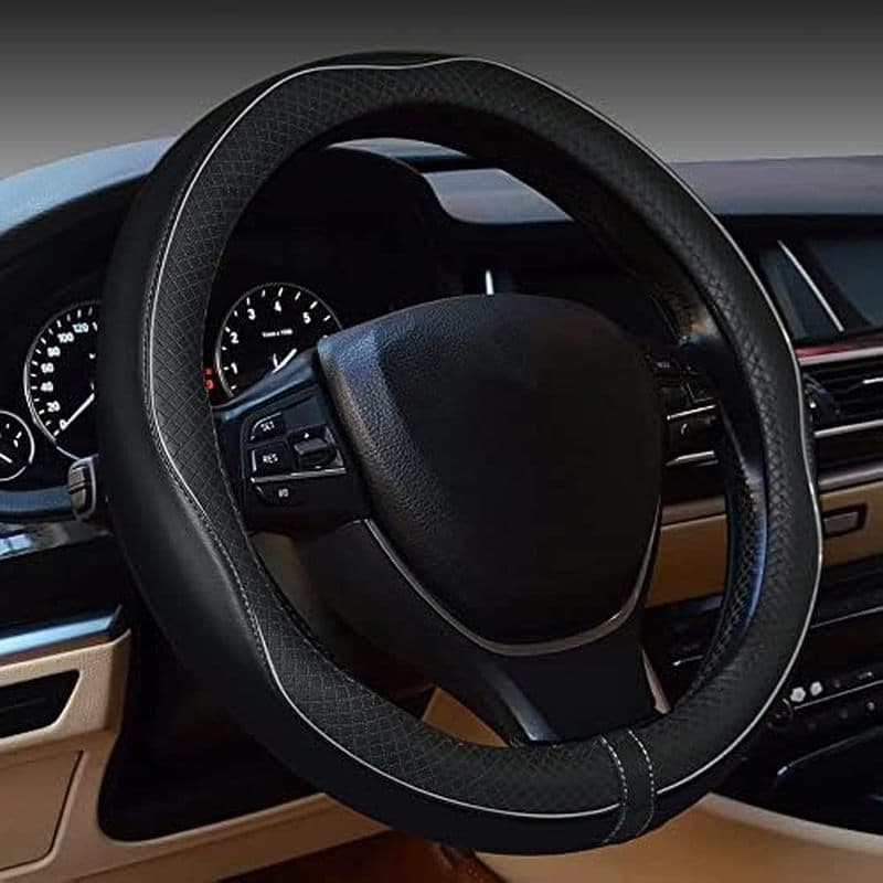 Capa Para Volante De Carro , Antiderrapante , Segurança , Macia , Respirável , Resistente , Grossa , Surround Completo ,