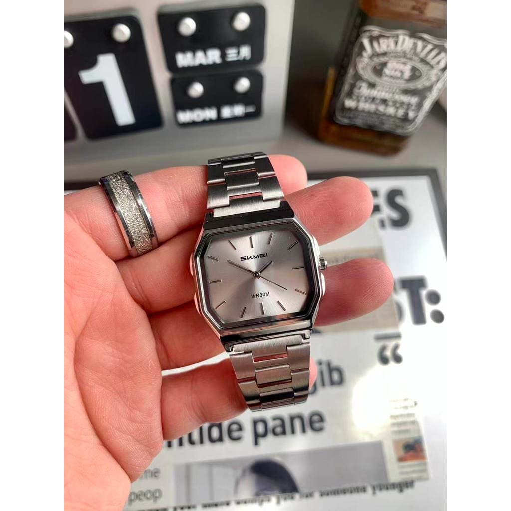 relogio feminino pequeno relogio feminino pequeno delicado Novo Retro pequeno mostrador quadrado relógio unissex estilo