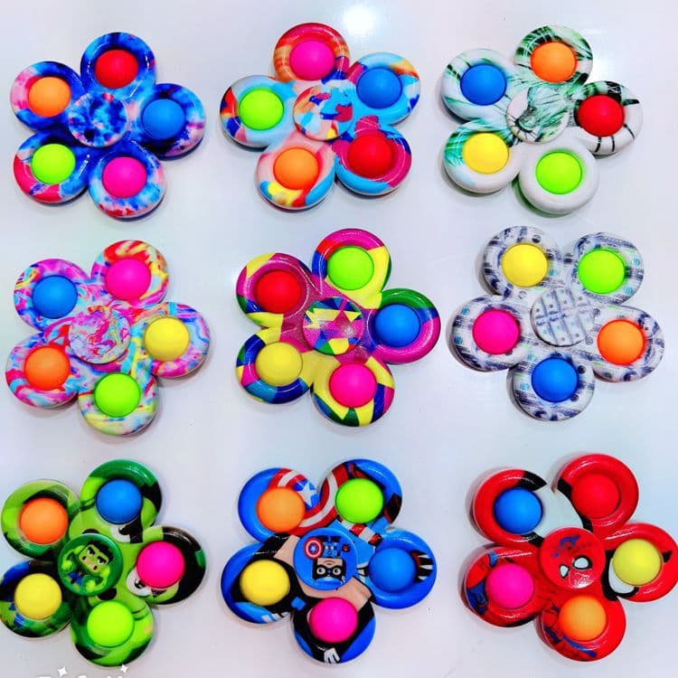 Roedor pioneiro bolha dedo girador brinquedo de descompressão Fidget spinner ventilação brinquedo de descompressão