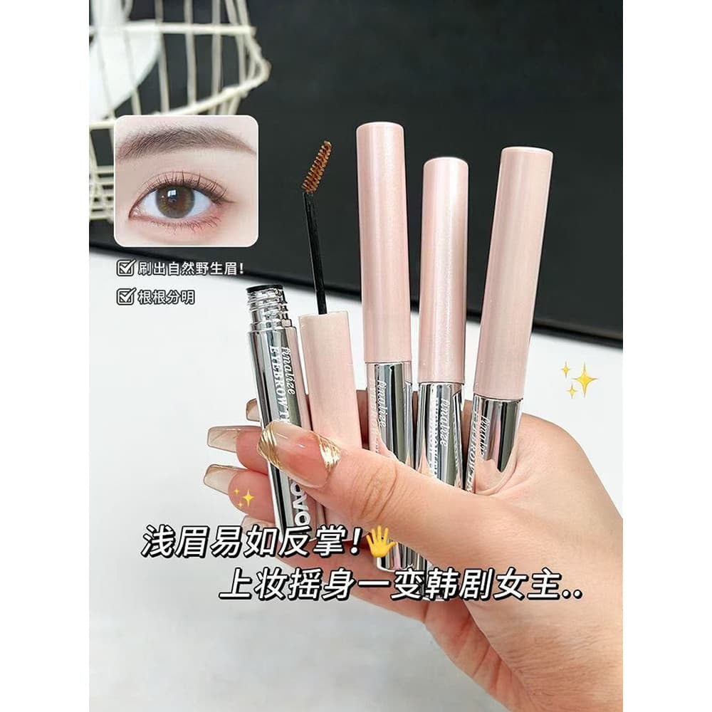 Artista de maquiagem dedicado novo Soft Mist Styling Ultra-fino tingimento creme de sobrancelha cor clara estilo coreano