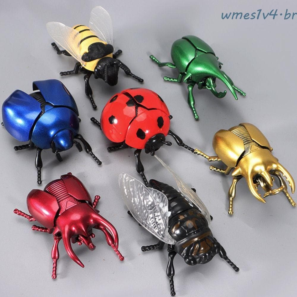 Brinquedos Do Inseto Enrolamento Da Corrente De WMES , Brinquedo Modelo Besouro Abelha Cicada Scarab , Projeto Realista