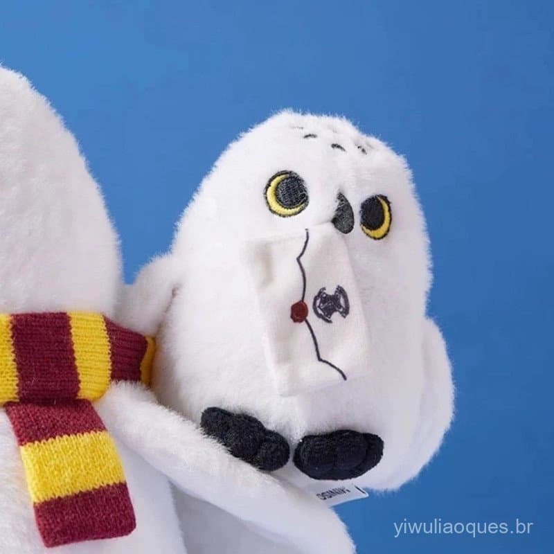 Boneco de Pelúcia Magnético de Ombro da Estação Hedwig da Área No 5 do Filme Harry Potter