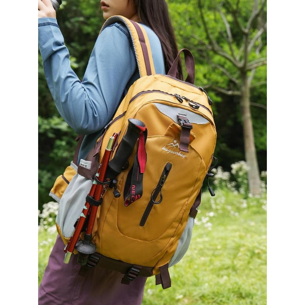 Caminhadas esportes ao ar livre grande capacidade caminhadas mochila viagem escalada de montanha leve mochila multifunci