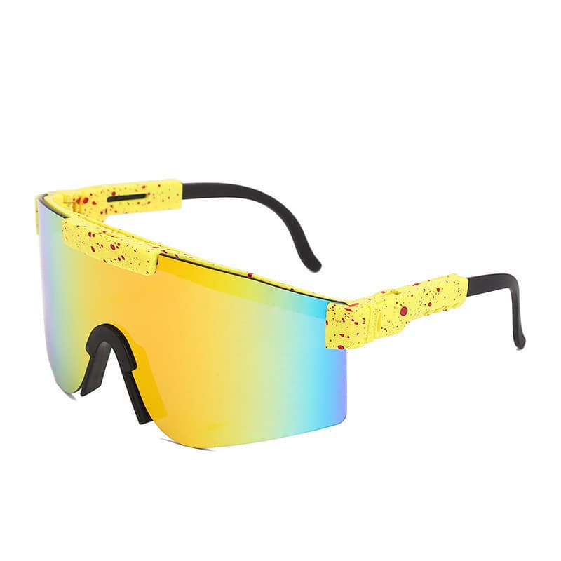 Óculos esportivos para ciclismo, luz Anti-forte, óculos para ciclismo ao ar livre, chapeamento colorido à prova de vento