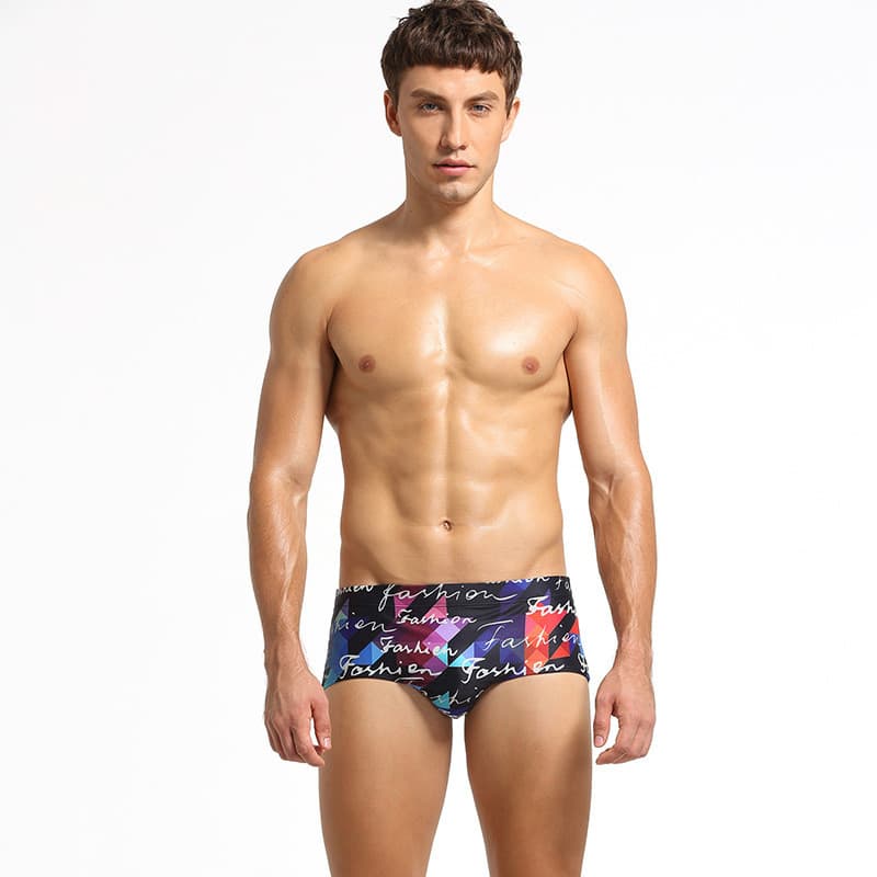 SEOBEAN SEOBEAN Maiô masculino Fashion estampado de secagem rápida Boxer Shorts de banho