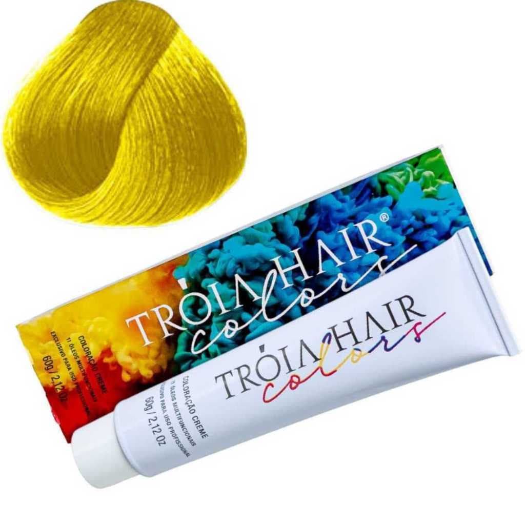 Coloração em Creme Permanente Corretor Dourado #0.3 - Troia Hair colors 60g