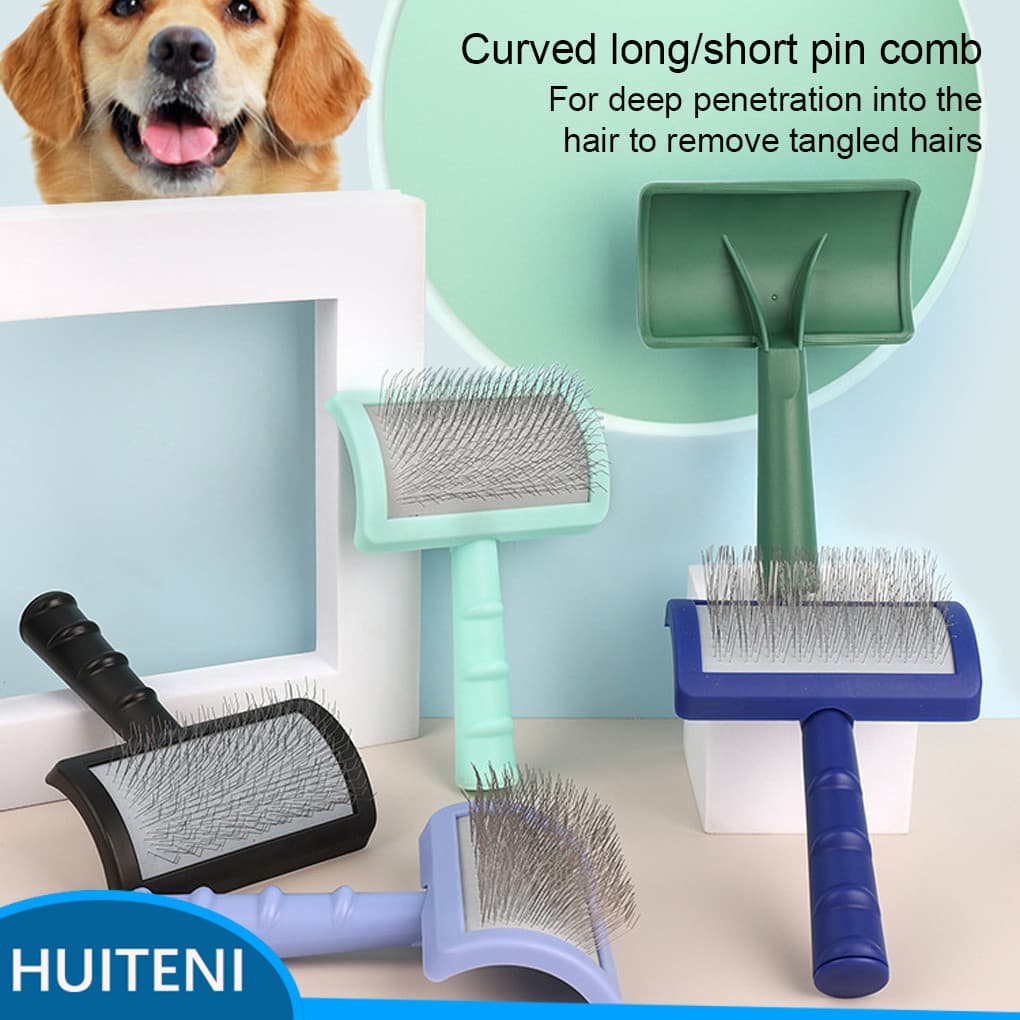 1/2 Escova De Cabelo Para Animais De Estimação , Removedor De Pelos , Escovas , Ferramenta De Escovação , Penteado , Cab