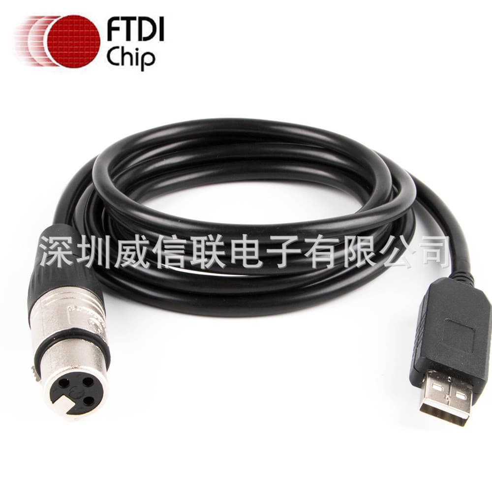 Interface FTDI USB para 485 DMX QLC, Controlador de Luz de Palco DMX512, Dimmer de Efeitos LED