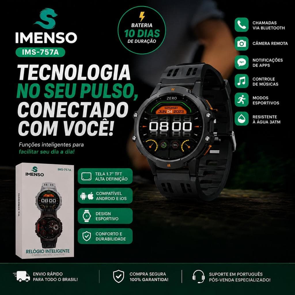 Smart Watch Relogio S11 mini inteligente 39mm series 10 2025 2 Pulseiras