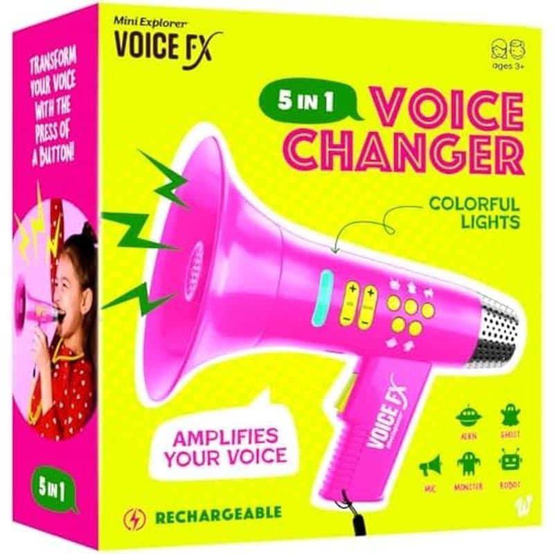 Mini Explorer Voice Changer Para Crianças-Presentes Dispositivo De Troca De Voz Meninos & amp ; Meninas De 3 A 8 Anos Ou
