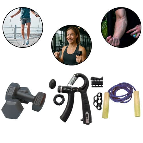 Kit Exercícios Funcionais em Casa Emagrecimento Força E Cárdio Fitness