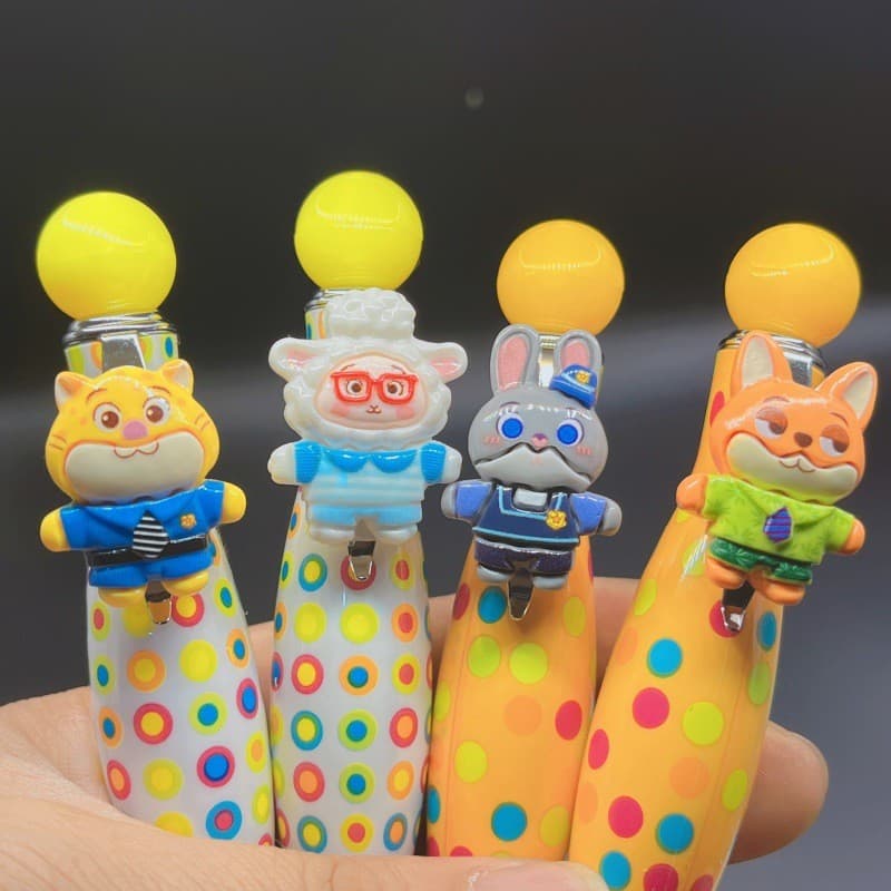 [Estoque pronto] Caneta gorda de alto valor estilo ins bonito engraçado boneca pingente caneta esferográfica pincel pret