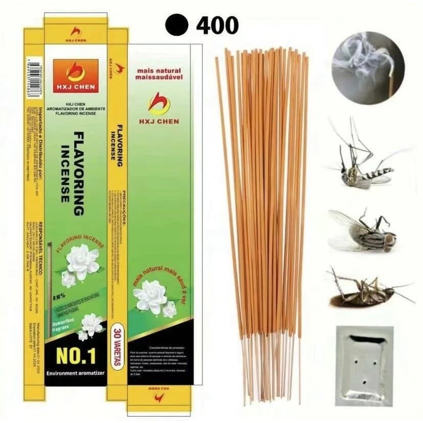 Kit  Incenso 90 Palitos Incenso Repelente mata mosquito /moscas kit com 3 caixas Fragrância Osmanthus AA
