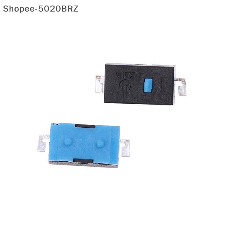 [THEBR] 2 Peças Micro Interruptor De Mouse De Duas Pernas Com Ponto Azul Para Chave Lateral M905 G502 G603 GPW Acessório