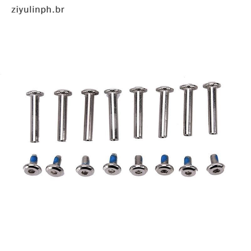 ziyulinph 8x/Conjunto Parafusos De Lâminas De Eixos De Rolo Em Linha Roda De skate Para Sapatos BR