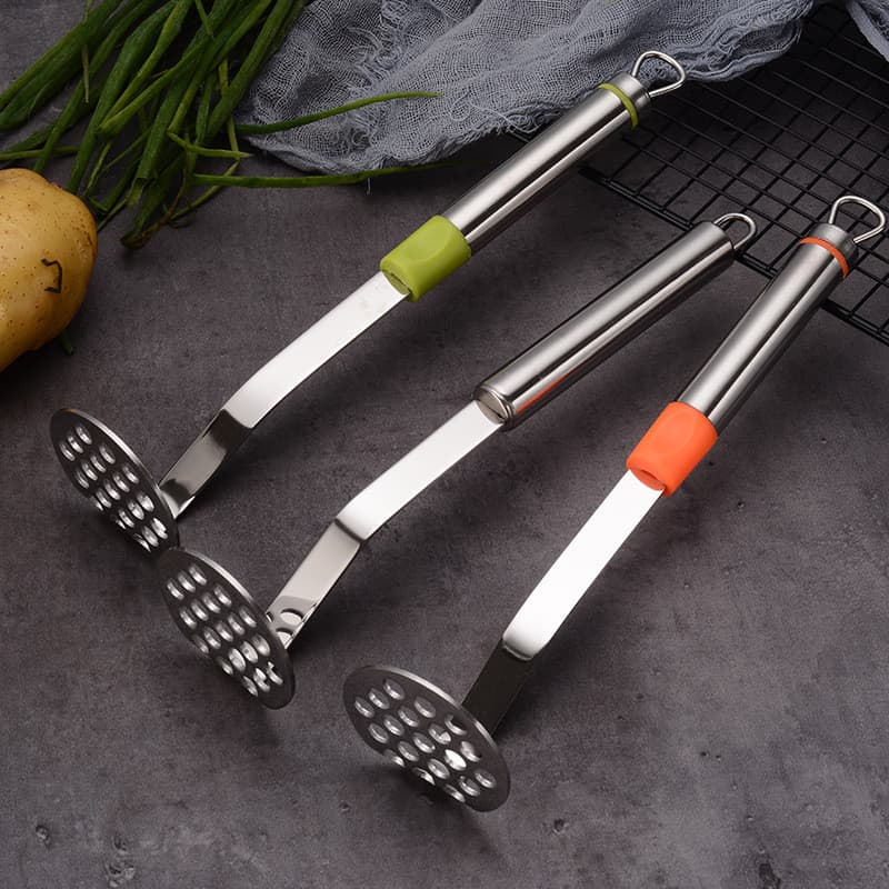 Vendas diretas da fábrica espremedor de cozinha doméstico aço inoxidável batata alho feijão vermelho Mung feijão masher