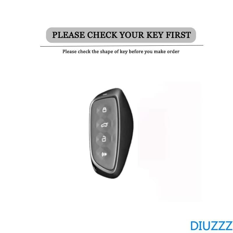 Capa para chave de carro em liga de zinco, adequada para Great Wall Haval H3 H6 H9 2024 H-DOG Owl Dragon Max, acessórios