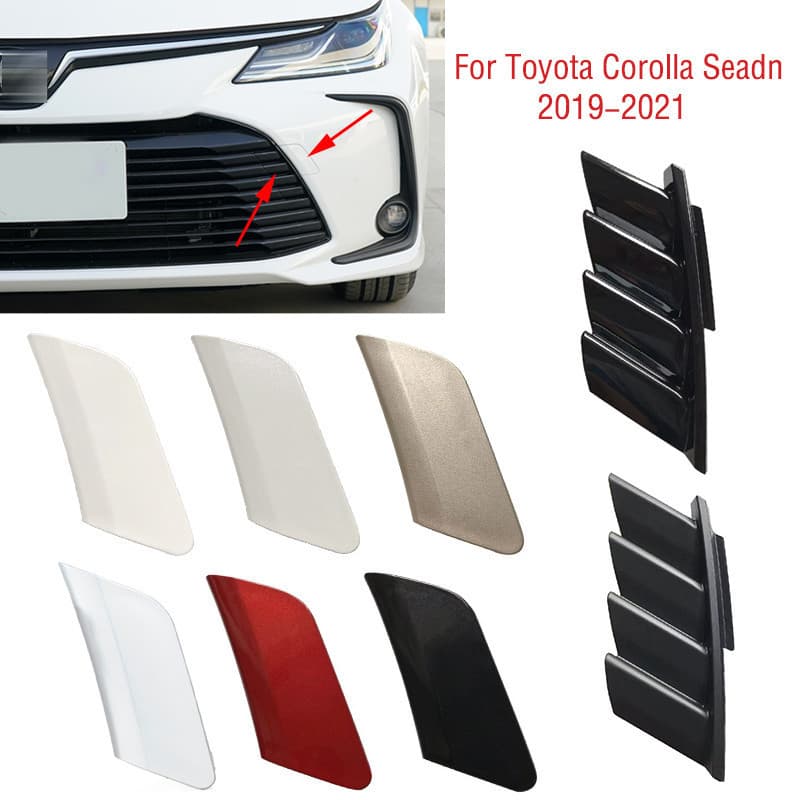 1PC Para Toyota Corolla Altis Seadn 2019 2020 2021 Amortecedor Dianteiro Do Carro Gancho De Reboque Capa Transportando O