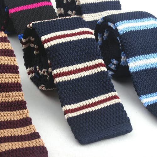 Frete grátis gravata Casual masculina versão coreana roupa Formal gravata de malha de lã estreita gravata plana