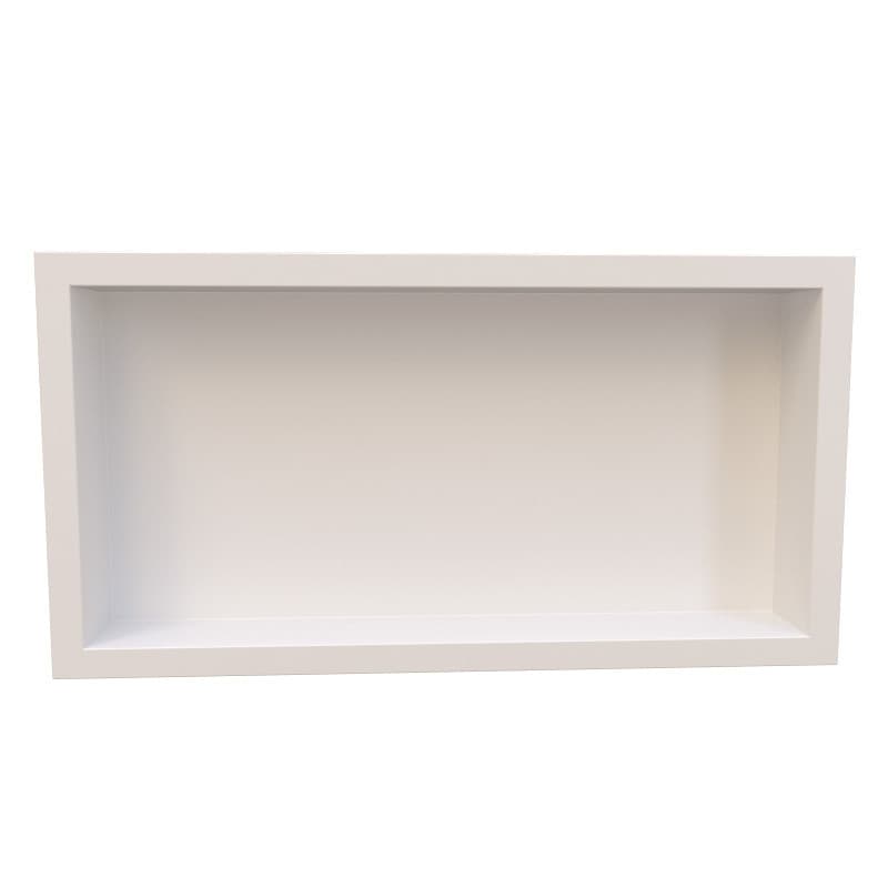 NICHO BANHEIRO EM PLASTICO BRANCO 33X63CM