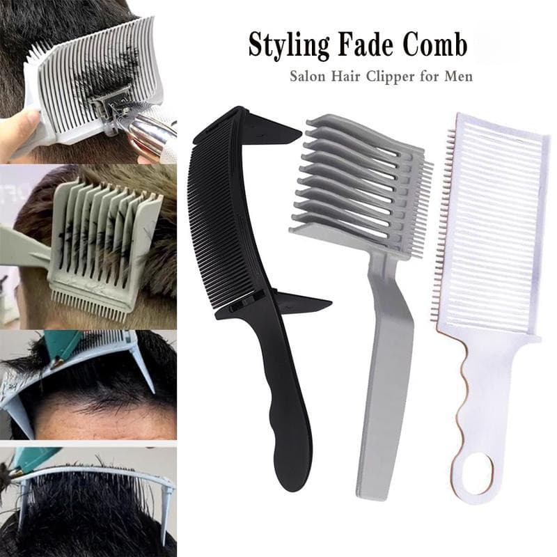 Escova de Cabelo para Salão, Escova para Degradê, Tesoura de Cabelo, Escova para Corte de Cabelo, Para Homens, Antiestát