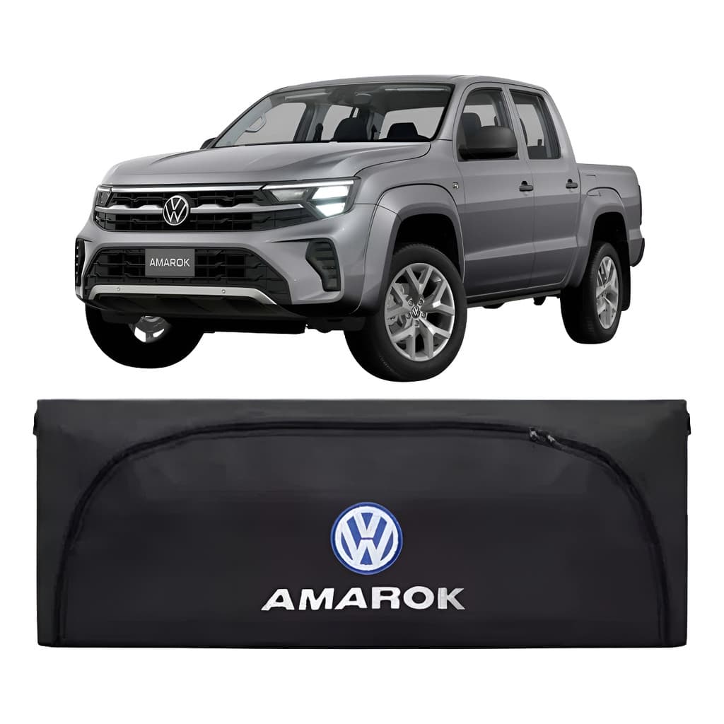 Bolsa Organizadora Caçamba Bordada 380 Litros Nova Vw Amarok 2025/26