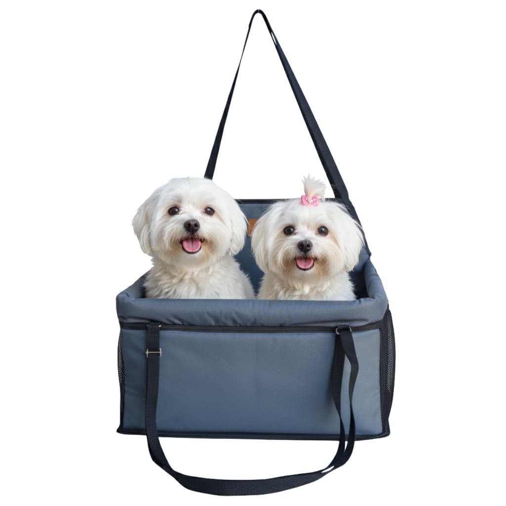 Cadeirinha Assento Transporte Para 2 Pets Juntos Cachorro Gato Carro Viagem Segura