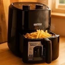 Fritadeira Elétrica Air Fryer Sem Óleo Saudável Panela Frita Assa Crocante Rápido Batata Carne