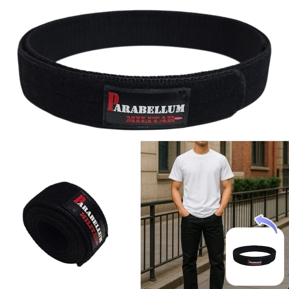 Cinto Tático Velado c/ Velcro 40mm Parabellum Militar NF-e