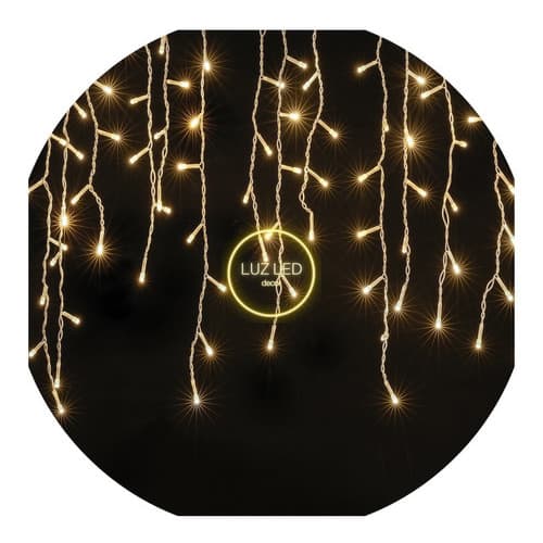 Cascata 400 Led Luz Contínua Branco Frio Iluminação Natal Cor Das Luzes Branco Quente 110v