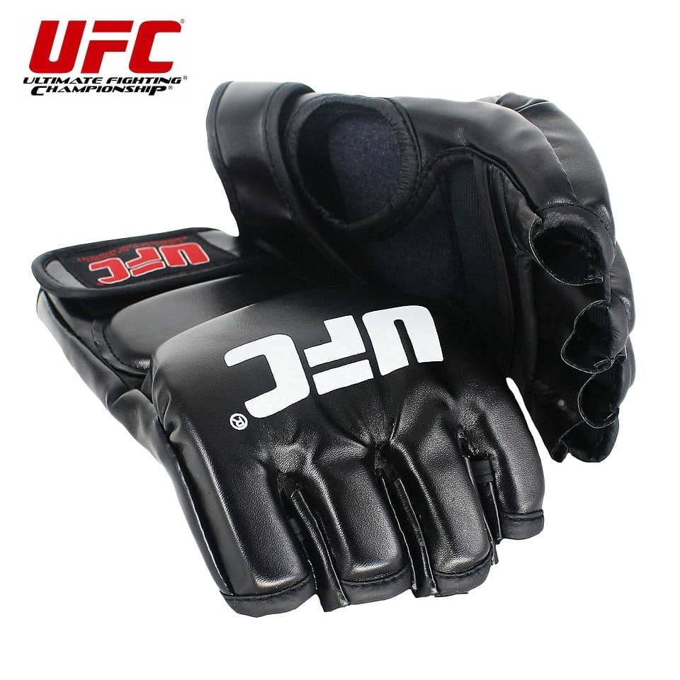 Homens UFC Luvas de Boxe Esportes Couro Tigre Muay Thai Luta Sanda Luvas Pad