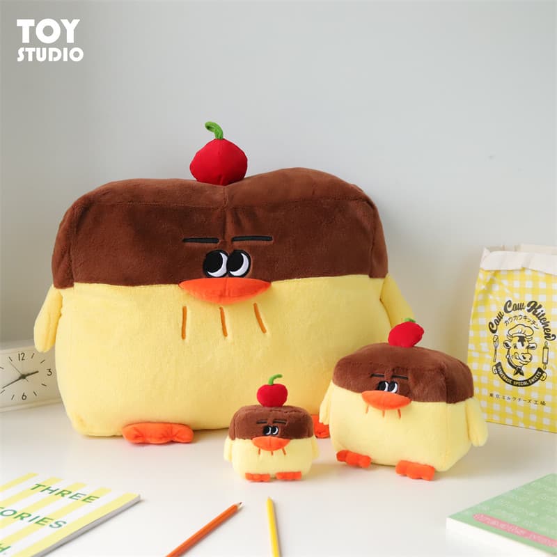 Bonito Toot gordo pudim pato boneca cura dos desenhos animados boneca de pelúcia brinquedo sofá travesseiro estudante pr