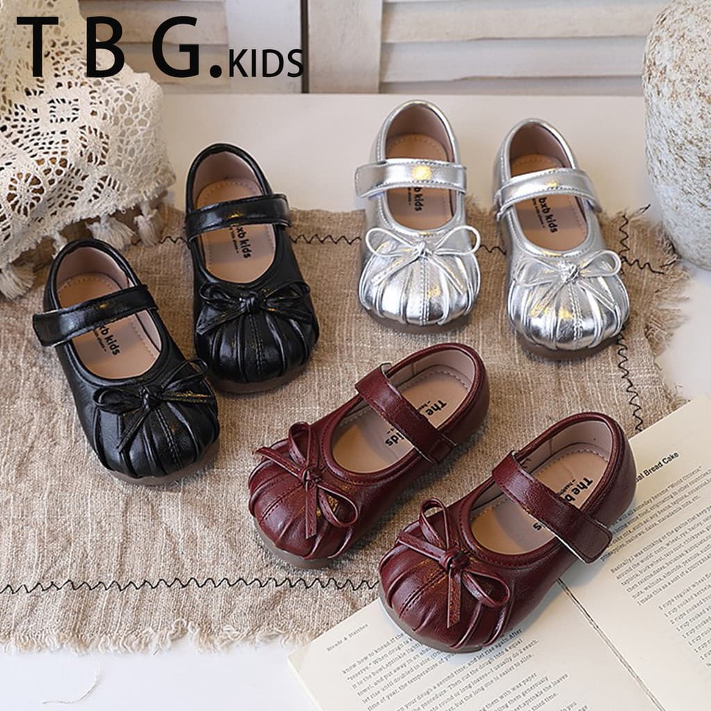 Meninas sapatos de couro 2026 novo estilo primavera outono estilo ocidental único sapatos de bebê sola macia menina pret