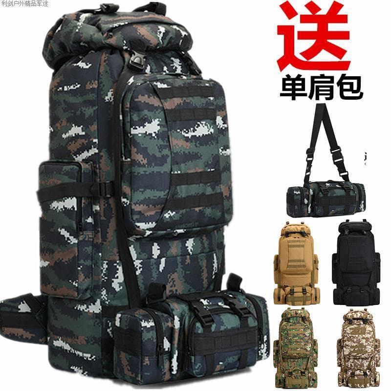 Pacote de bagagem 100L montanhismo ao ar livre acampamento grande mochila à prova dwaterproof água grande capacidade bag
