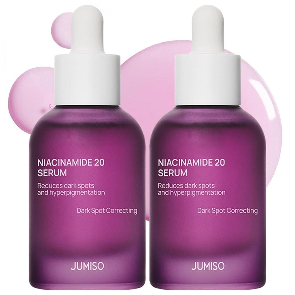 JUMISO Sérum para Manchas Escuras com 20% de Niacinamida, Kit com 2 Unidades – Sérum Facial Iluminador com TXA + Glutati