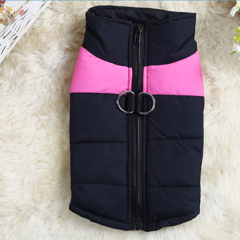 Novo outono inverno roupas de esqui para animais de estimação cão ao ar livre algodão-acolchoado colete respirável supri