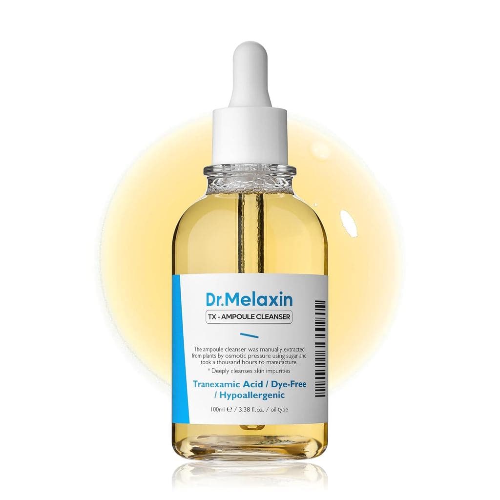 Dr.Melaxin TX Ampola de Ácido Tranexâmico 100ml / 5.07fl oz, Hidratante, Limpante para Pele Sensível