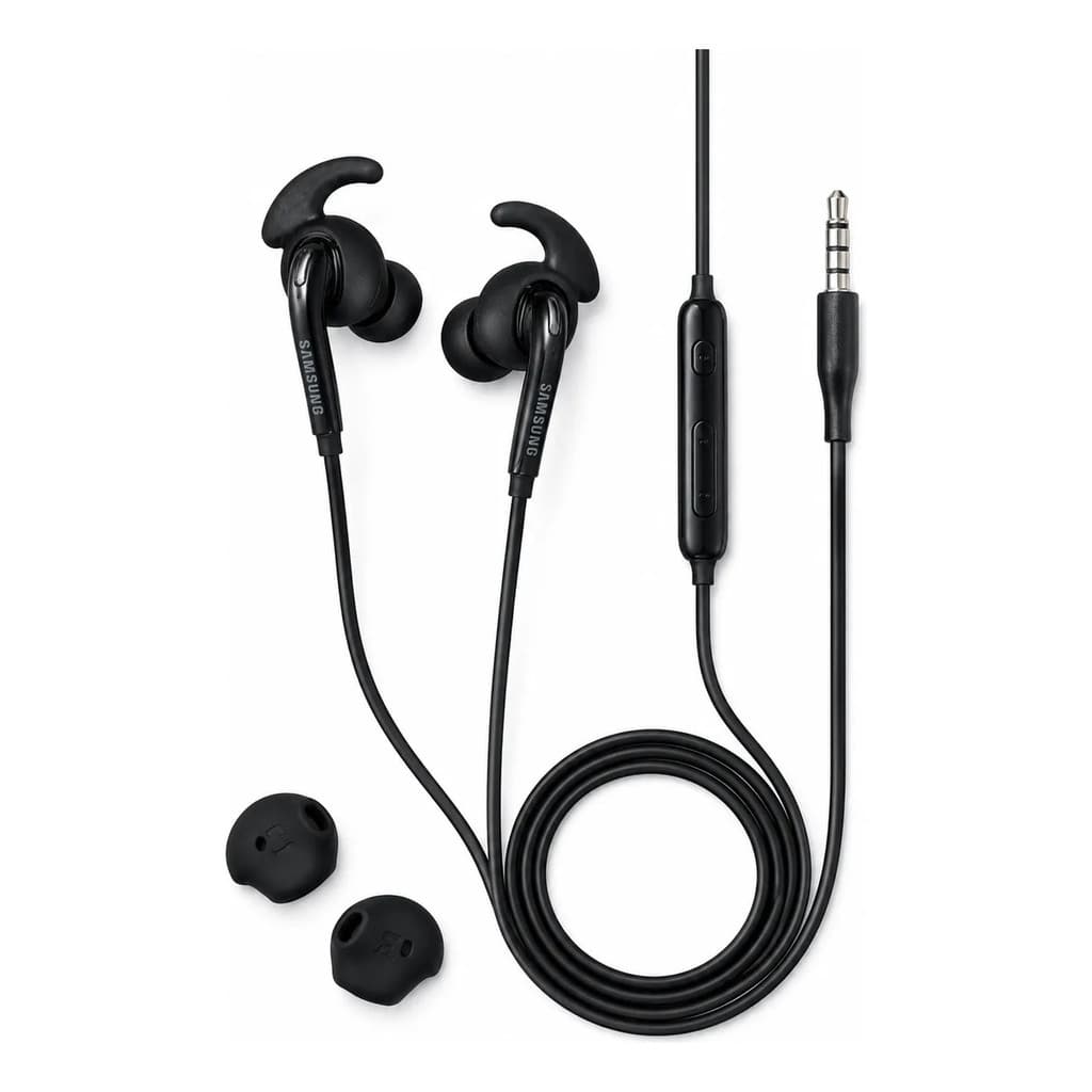 Fone de Ouvido P2 Com Fio Microfone Controle Cabo 1 Metro
