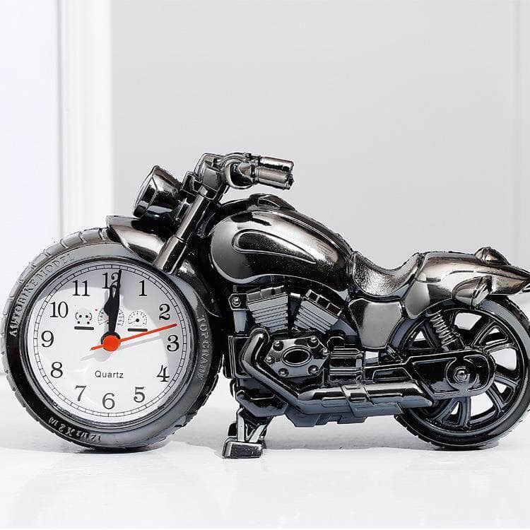 Modelo de motocicleta despertador criativo Retro locomotiva bicicleta despertador ornamentos crianças presentes desperta