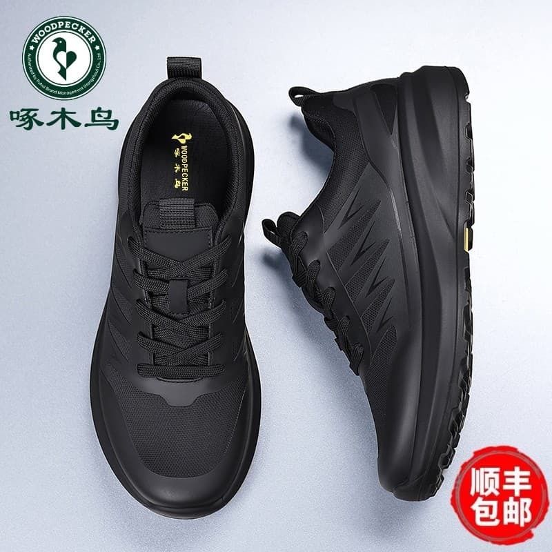 Woodpecker sapatos masculinos respirável esportes sapatos casuais respirável leve amortecimento sola macia tênis de corr