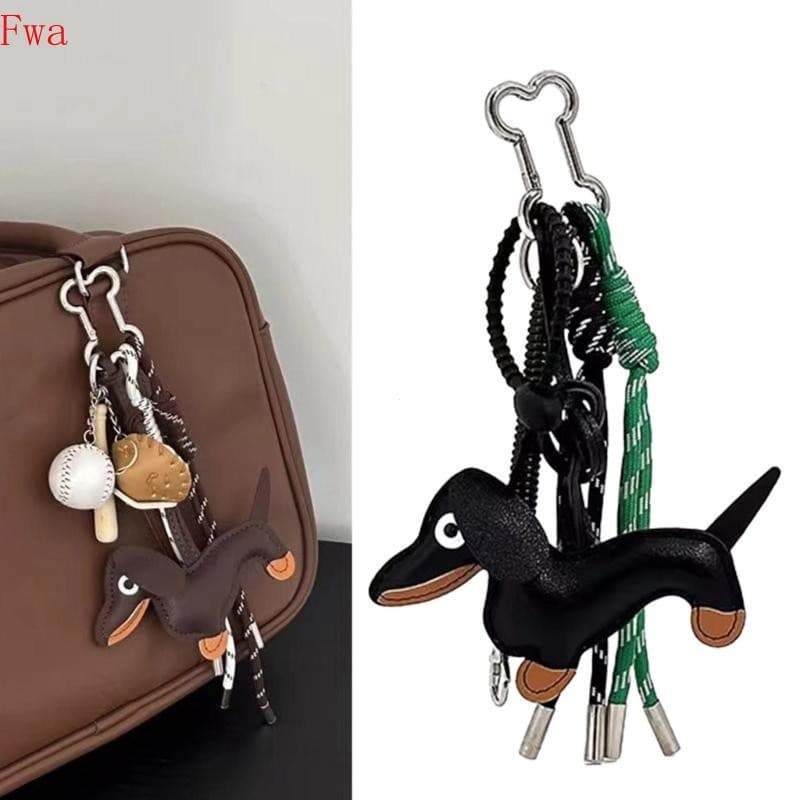 Fwa Novidade Dachshund Acessório Chave Portátil Para Entusiastas Estilos Exclusivos E Coletores Chaveiro Bolsa Dec